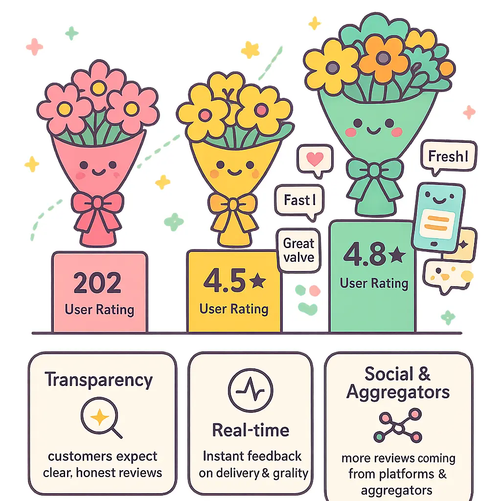 lily's florist review - Benchmark