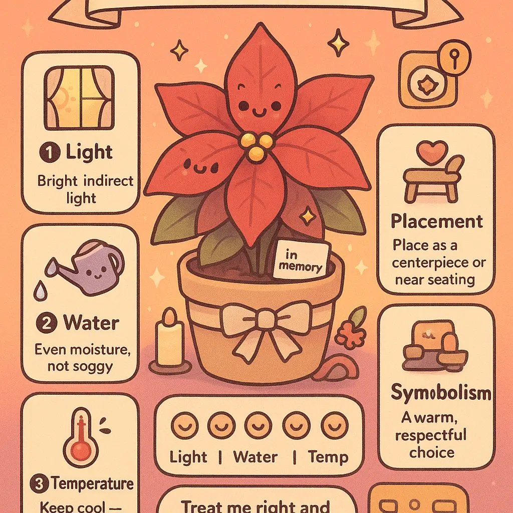 poinsetta pot - Sympathy