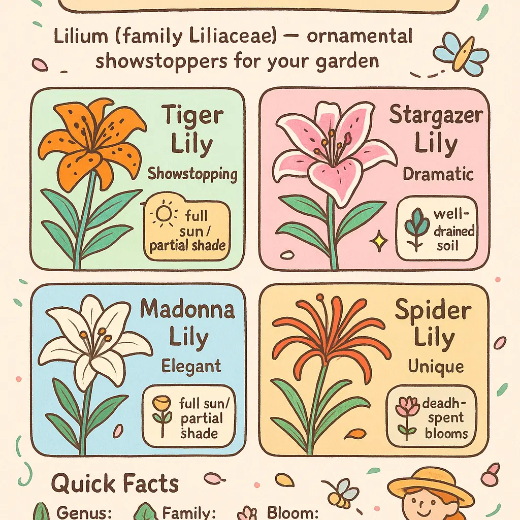 flores lilys - Garden