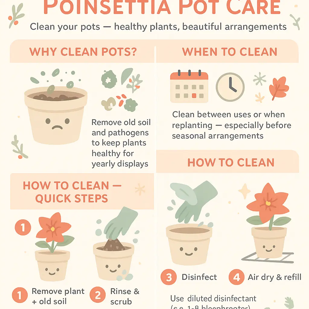 poinsetta pot - Holiday