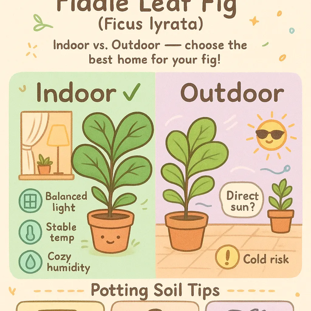 potted fiddle leaf fig tree - Potting