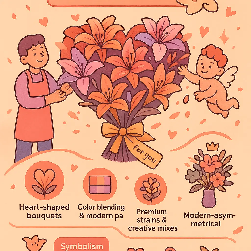 lily flowers for valentine's day - Valentine