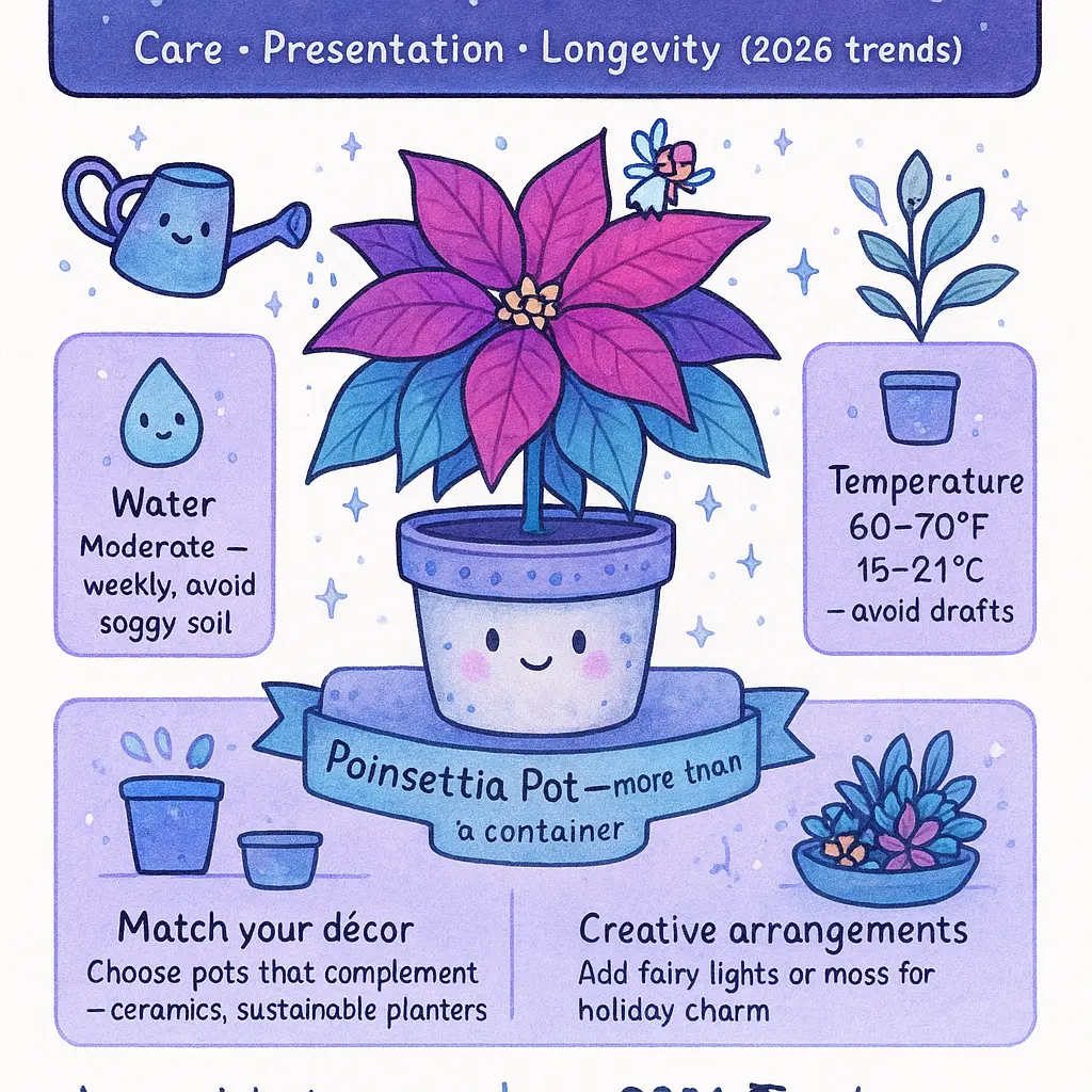 poinsetta pot - Poinsettia