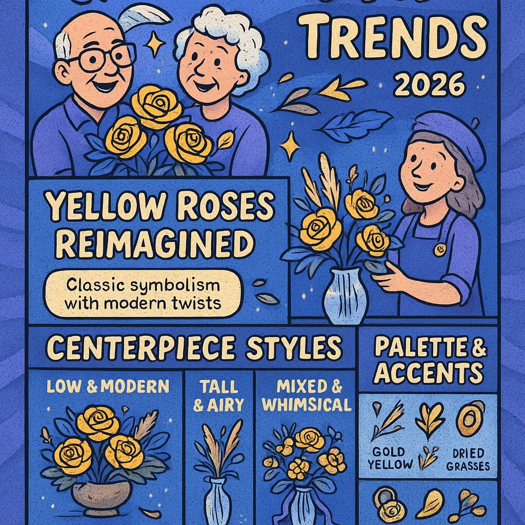 50th anniversary floral centerpieces - Roses