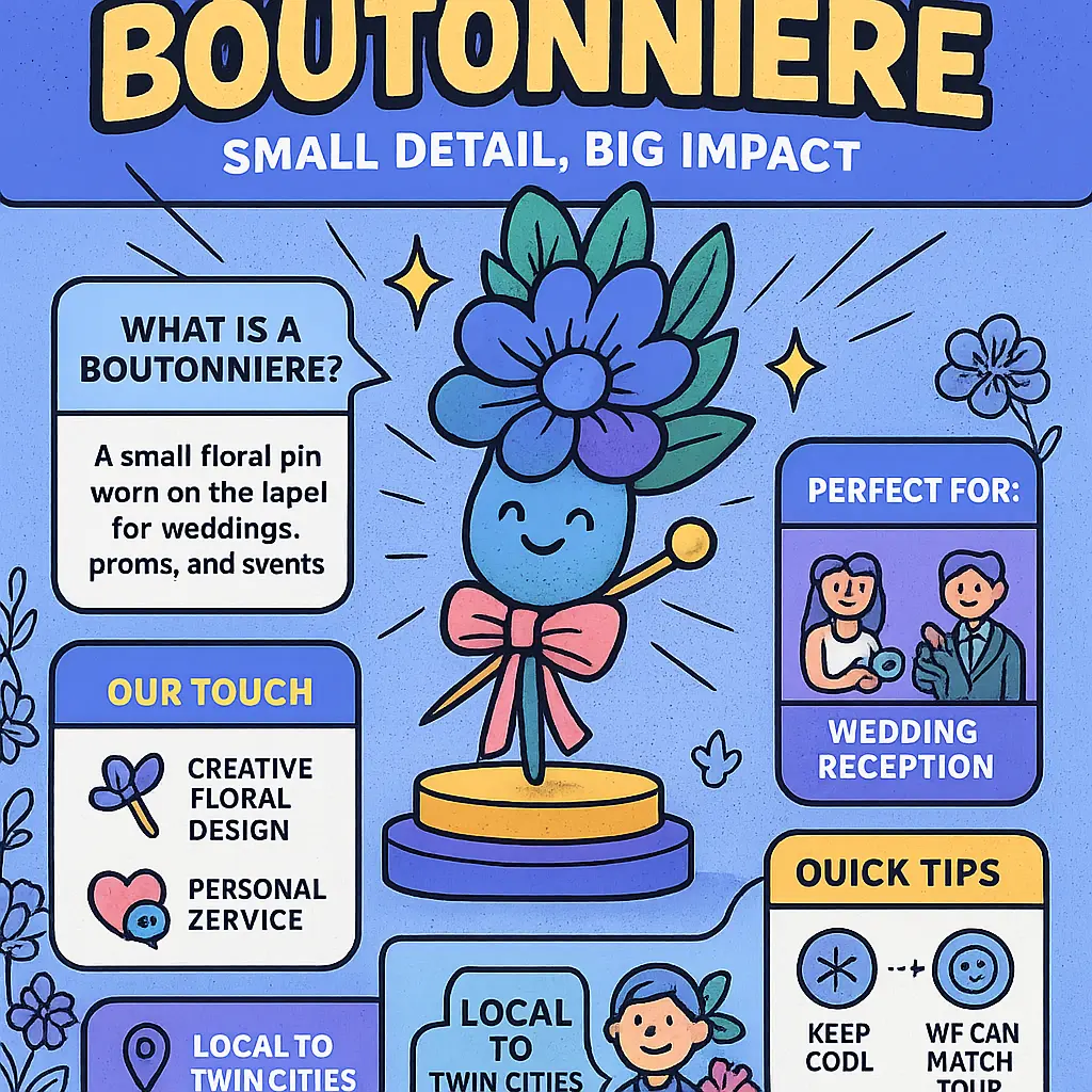 richfield floral and events - Boutonniere