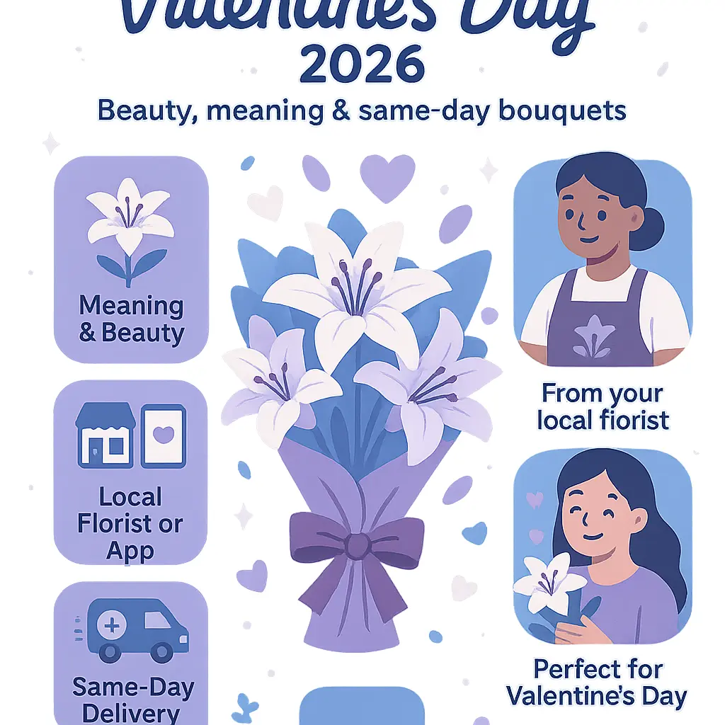 lily flowers for valentine's day - Florist