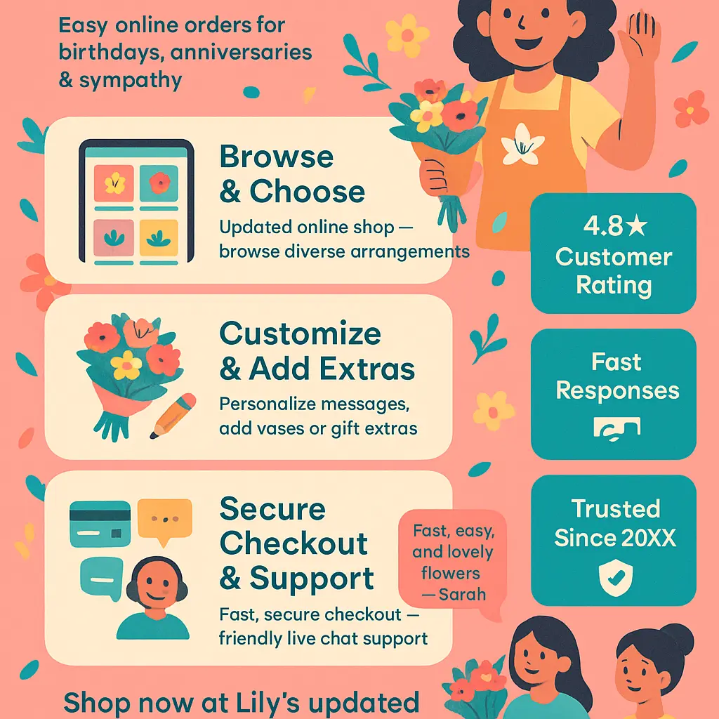 lily's florist review - Customer