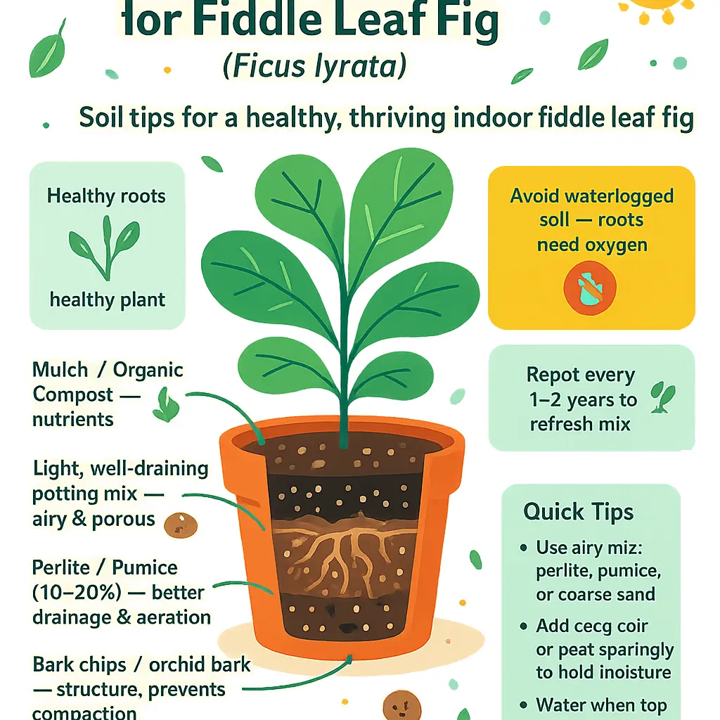 potted fiddle leaf fig tree - Planter