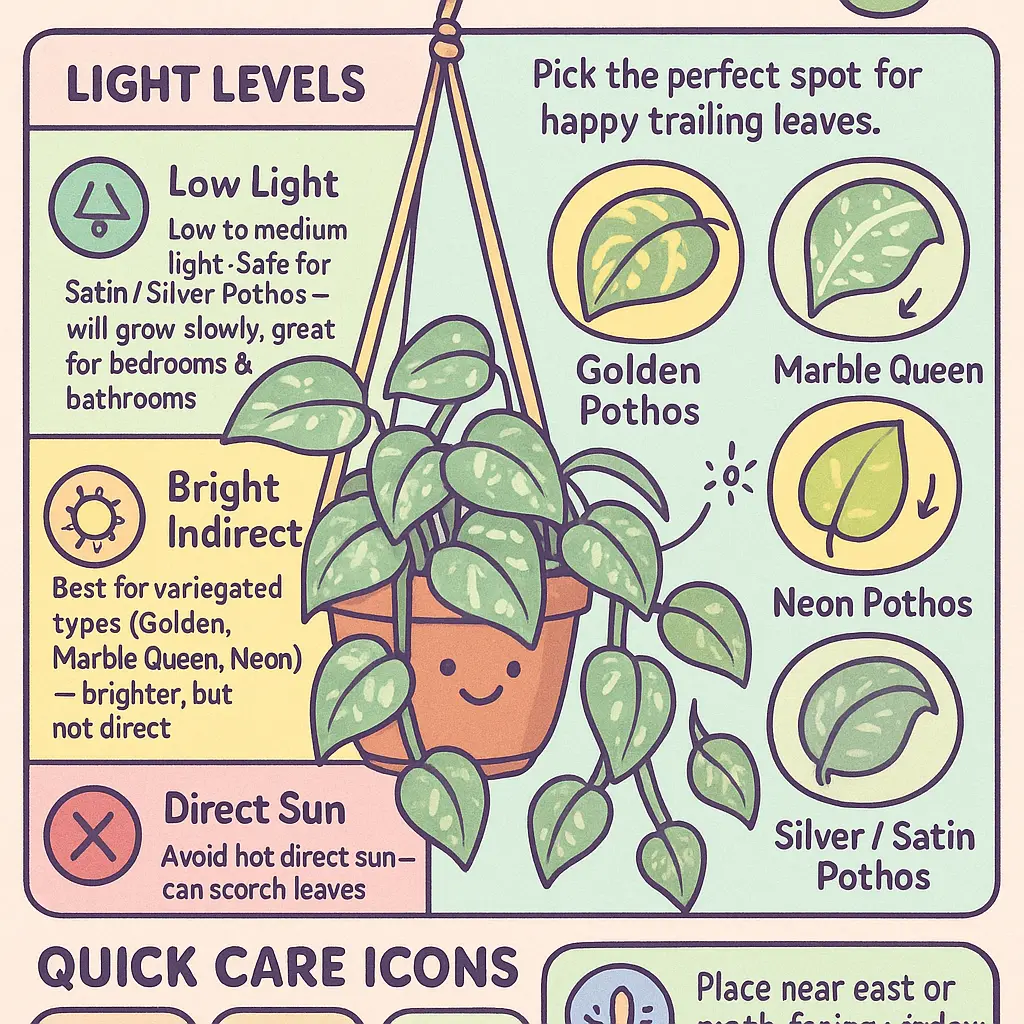 pothos hanging plant - Pothos