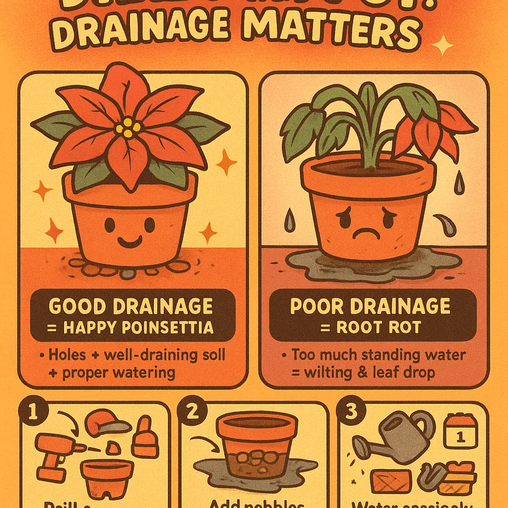 poinsetta pot - Arrangement