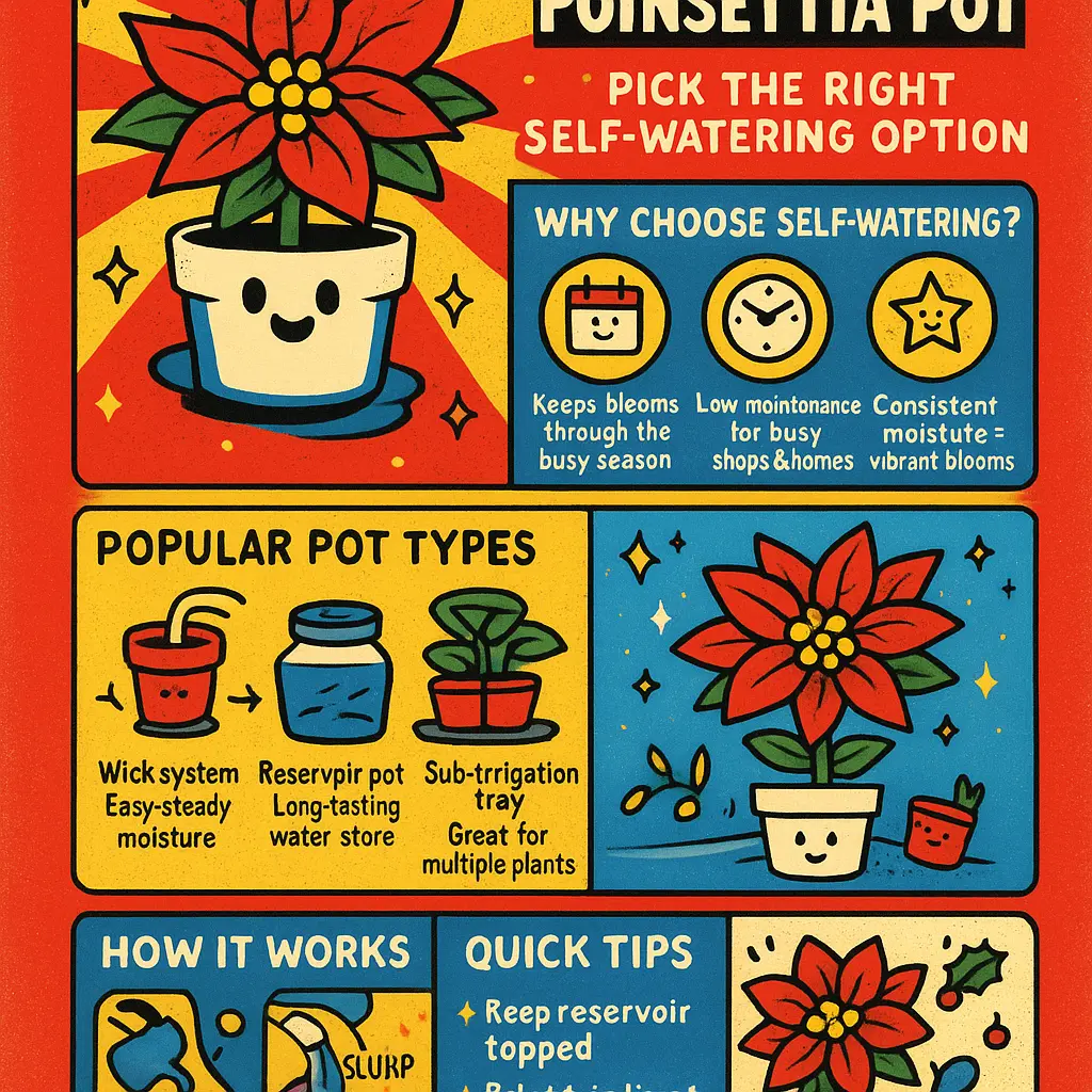 poinsetta pot - Bouquets