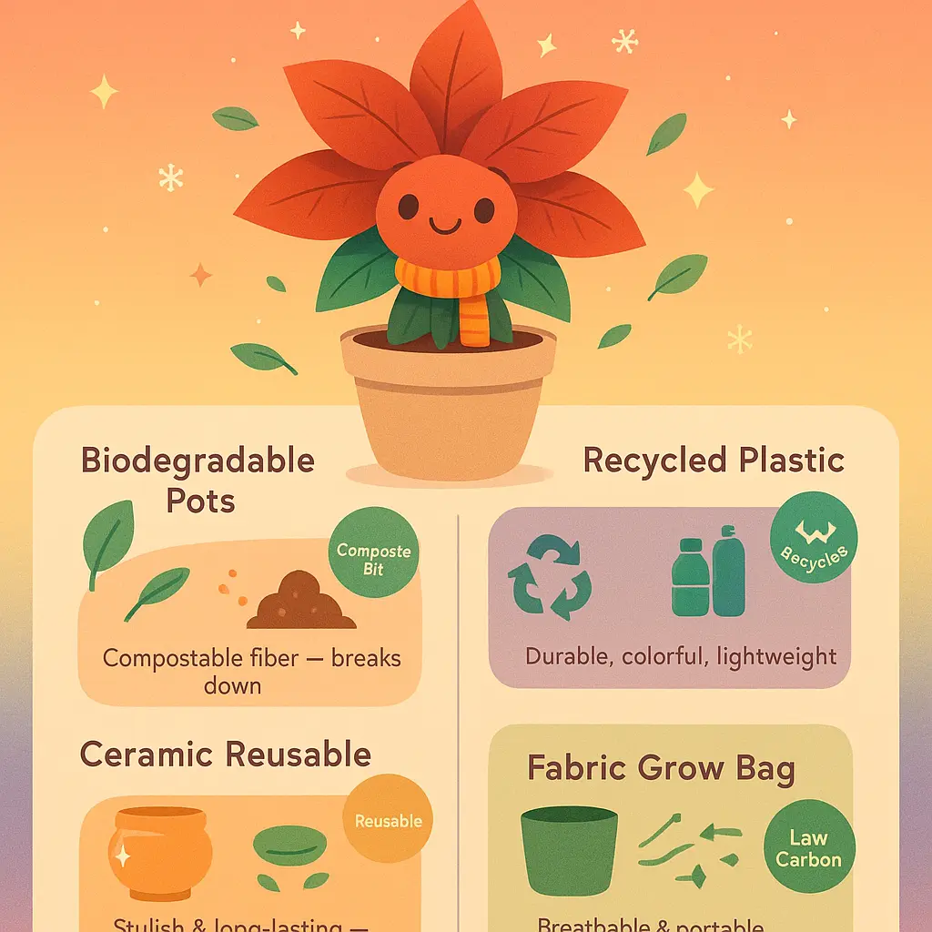 poinsetta pot - Supplies