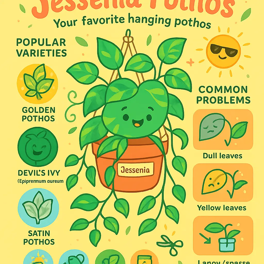 pothos hanging plant - Jessenia