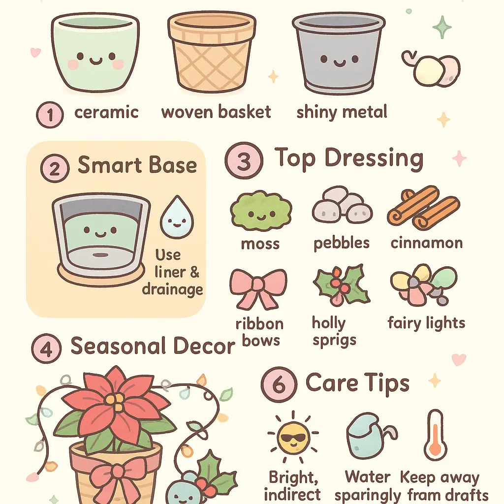 poinsetta pot - Plants